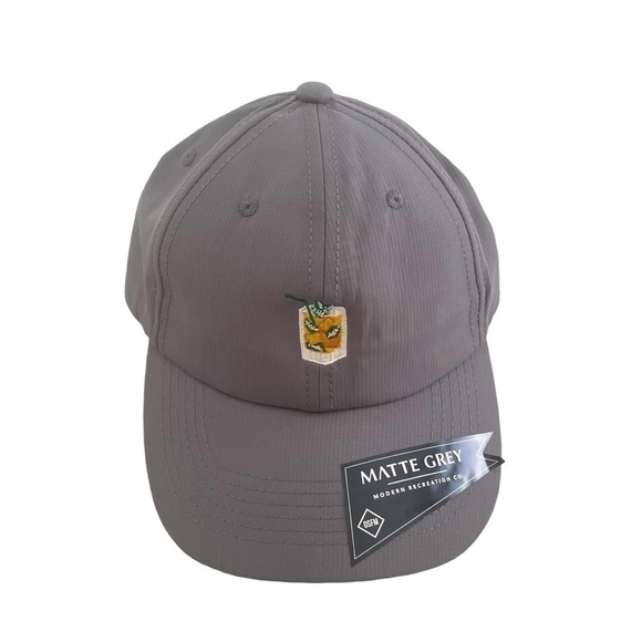 NWT Matte Grey Modern Recreation Julep Low Pro Unisex Golf Hat Athletic Cap - Picture 3 of 5